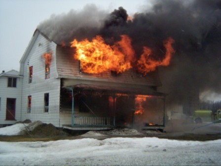 incendie de maison